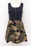 Jane Marple / フェアリーテイルBOOKのビスチェドレス M ネイビー O-25-02-23-051-JM-OP-IG-ZT0430