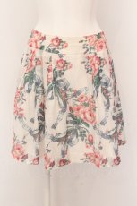画像1: 【SALE】Jane Marple / Rose Bouquet ミニスカート M アイボリー O-25-02-23-052-JM-SK-IG-ZT466 (1)