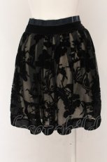 画像2: 【SALE】Jane Marple / ベルベットオパールアリスのミニスカート  クロ O-25-02-23-057-JM-SK-OW-ZT075 (2)