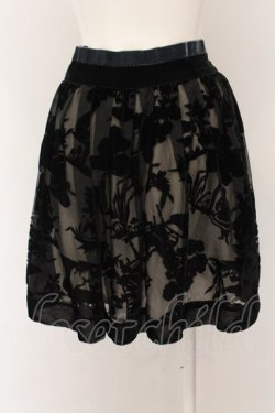 画像2: Jane Marple / ベルベットオパールアリスのミニスカート  クロ O-25-02-23-057-JM-SK-OW-ZT0430