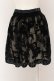 画像2: Jane Marple / ベルベットオパールアリスのミニスカート  クロ O-25-02-23-057-JM-SK-OW-ZT0430 (2)