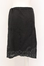 画像2: 【SALE】Jane Marple Dans Le Salon / モチーフレース使いスカート M クロ O-25-02-23-058-JM-SK-OW-ZT337 (2)