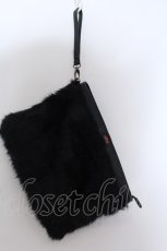 画像3: 【SALE】EATME / フェイクファーローズクラッチバッグ  クロ O-25-02-23-1083-LO-BG-IG-ZTK012 (3)