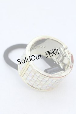 画像1: MARBLE / ストーンヘアゴム  ゴールド O-25-05-30-1002-GO-AC-IG-ZT444-F001