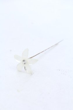 画像1: MARBLE / フラワーUピン  シルバー O-25-02-23-1004-GO-AC-IG-OS