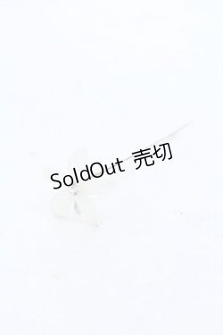 画像1: 【SALE】MARBLE / フラワーUピン  シルバー O-25-05-30-1003-GO-AC-IG-ZT444-F002