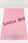 ALGONQUINS / クリアファイル  濃ピンク O-25-02-23-1072-AL-ZA-OW-OS