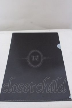画像1: Sheglit / クリアファイル  ブラック O-25-02-23-1074-EL-ZA-OW-OS