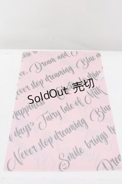 画像1: 【SALE】MILK / クリアファイル  ピンク×ロゴ O-25-05-30-1014-ML-ZA-OW-ZT444