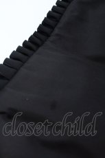 画像3: 【SALE】EATME / サテンフリルトートバッグ  クロ×裏地ラベンダー O-25-02-23-1077-LO-BG-IG-ZTK012 (3)