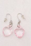 MARBLE / ハートクリスタルピアス  ピンク O-25-02-23-1005-GO-AC-IG-OS