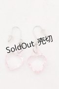 MARBLE / ハートクリスタルピアス  ピンク O-25-05-30-1008-GO-AC-IG-ZT444-F004
