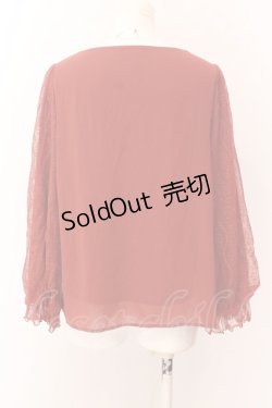 画像3: axes femme / 袖レースプルオーバー M オレンジ O-25-02-23-001-AX-TO-IG-OS