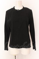 画像1: 【SALE】Jane Marple Dans Le Salon / Soft bear T-cloth frill collar プルオーバー M ブラック O-25-02-23-029-JM-TO-IG-ZT466 (1)