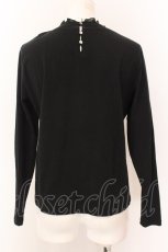 画像2: 【SALE】Jane Marple Dans Le Salon / Soft bear T-cloth frill collar プルオーバー M ブラック O-25-02-23-029-JM-TO-IG-ZT466 (2)