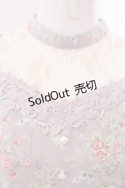 画像2: Kurumi Collaboration / KRハナジゴスリーブワンピース M ラベンダー O-25-02-24-024-LO-OP-IG-OS