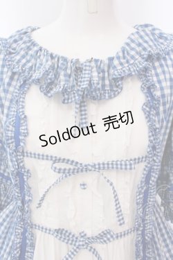 画像2: Angelic Pretty / Little Houseワンピース  ブルー×シロ O-25-02-24-027-AP-OP-IG-OS