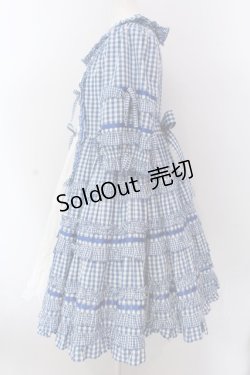 画像4: Angelic Pretty / Little Houseワンピース  ブルー×シロ O-25-02-24-027-AP-OP-IG-OS
