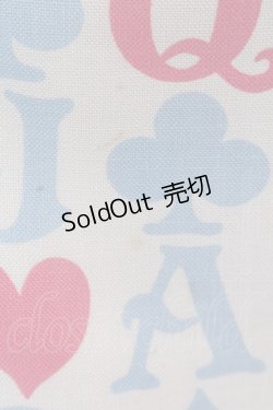 画像3: Shirley Temple / トランプ総柄プリントベビードール（Ladies） F アイボリー×サックス O-25-02-24-035-ET-OP-OW-OS