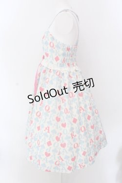画像4: Shirley Temple / トランプ総柄プリントベビードール（Ladies） F アイボリー×サックス O-25-02-24-035-ET-OP-OW-OS