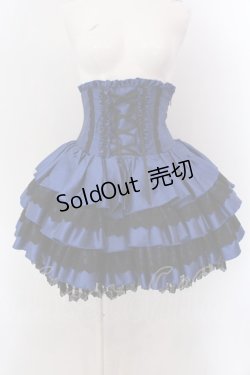 画像1: ATELIER PIERROT / ミニコルセットスカート  ブルー O-25-02-24-038-EL-SK-OW-OS