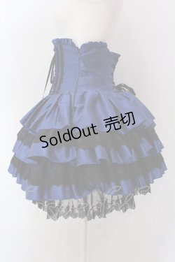 画像4: ATELIER PIERROT / ミニコルセットスカート  ブルー O-25-02-24-038-EL-SK-OW-OS