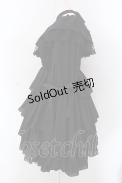 画像4: Vallee lys / Coquelicot dress ショート丈  ブラック O-25-02-24-039-EL-OP-OW-OS
