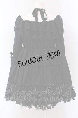 画像5: Vallee lys / Coquelicot dress ショート丈  ブラック O-25-02-24-039-EL-OP-OW-OS