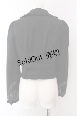 画像4: BPN / フリルハート襟ジャケット M ブラック O-25-02-24-054-GO-JA-IG-OS
