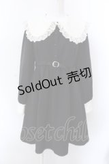 Dear My Love / 選べる丈と襟ワンピース S（膝上丈） クロ×シロ O-25-02-24-069-EL-OP-OW-OS
