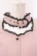 画像2: Rojita / ハートバックルラッフルフリルブラウス  ピンク×クロ O-25-02-24-075-LO-BL-IG-OS (2)