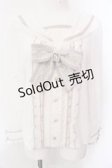 LIZ LISA / レースセーラーブラウス  シロ×ピンク O-25-02-24-077-LO-BL-IG-OS