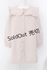 merry jenny / Aラインセーラーコート  ピンク O-25-02-24-085-LO-CO-IG-ZT-C039