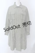 Jane Marple Dans Le Salon / Typewriter shirt dress M グリーン O-25-02-24-086-JM-OP-IG-OS