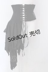 Sheglit / レザーリストレイントコルセット M ブラック O-25-02-24-092-EL-TO-IG-OS