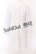 LODISPOTTO / フローラボタンノーカラーコート S サックス O-25-02-24-015-LO-JA-OW-OS