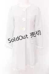 LODISPOTTO / フローラボタンノーカラーコート S サックス O-25-02-24-015-LO-JA-OW-OS