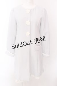 LODISPOTTO / フローラボタンノーカラーコート S サックス O-25-02-24-015-LO-JA-OW-OS