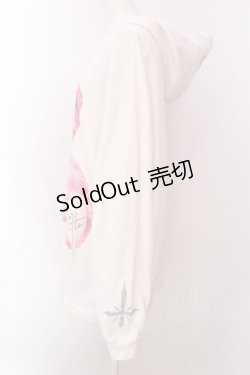 画像2: TRAVAS TOKYO / FURRY BEARプルオーバーパーカー F ホワイト O-25-02-24-016-PU-TO-YM-OS