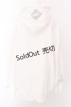 画像3: TRAVAS TOKYO / FURRY BEARプルオーバーパーカー F ホワイト O-25-02-24-016-PU-TO-YM-OS
