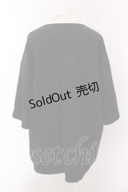 画像4: TRAVAS TOKYO / Logo half zip Tシャツ F ブラック O-25-02-24-017-PU-TO-YM-OS