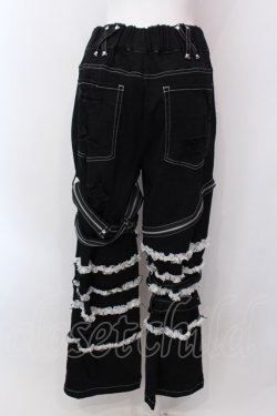 画像5: DimMoire / Deco Denim Pants　デニムパンツ M ブラック×ホワイト O-25-02-24-002-GO-PA-OW-ZI