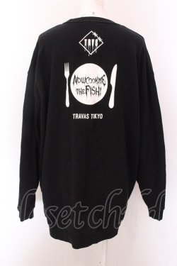 画像3: TRAVAS TOKYO / Glutton cat L/S　カットソー F ブラック O-25-02-24-018-PU-TO-YM-ZI