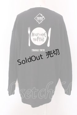 画像3: TRAVAS TOKYO / Glutton cat L/S　カットソー F ブラック O-25-02-24-018-PU-TO-YM-ZI
