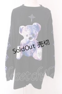 TRAVAS TOKYO / furryFurry bear L/S カットソー F ブラック O-25-02-24-019-PU-TO-YM-OS
