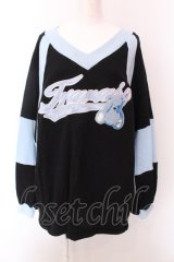 TRAVAS TOKYO / 切替チルデンプルオーバー F ブラックｘサックス O-25-02-24-020-PU-TO-YM-OS
