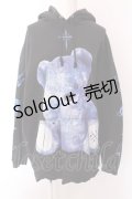 TRAVAS TOKYO / FURRY BEARプルオーバーパーカー F ブラック O-25-02-24-022-PU-TO-YM-OS