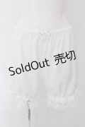 m petit by misako / NINA'S コラボドロワーズ L~LL ホワイト O-25-02-25-001-LO-PA-IG-OS
