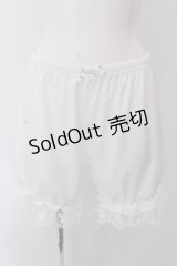 m petit by misako / NINA'S コラボドロワーズ L~LL ホワイト O-25-02-25-001-LO-PA-IG-OS