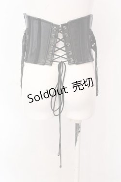 画像4: Qutie Frash / 3連ベルトコルセット  ブラック O-25-02-25-026-QU-ZA-OW-OS